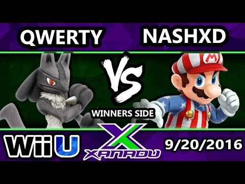 S@X 168 - Qwerty (Lucario, Charizard) Vs. GLV | NashXD (Lucina) SSB4 - Smash Wii U - Smash 4