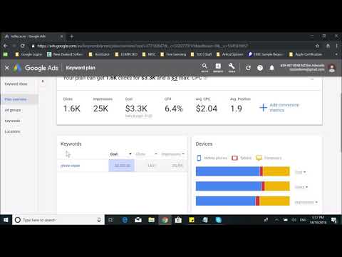 Google Ads Keyword Planner Tutorial New Interface 2018 - Google AdWords Keyword Tool Tutorial