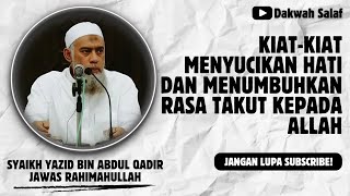 Download lagu KIAT-KIAT MENYUCIKAN HATI DAN MENUMBUHKAN RASA TAKUT KEPADA ALLAH | SYAIKH YAZID رَحِمَهُ اللهُ mp3