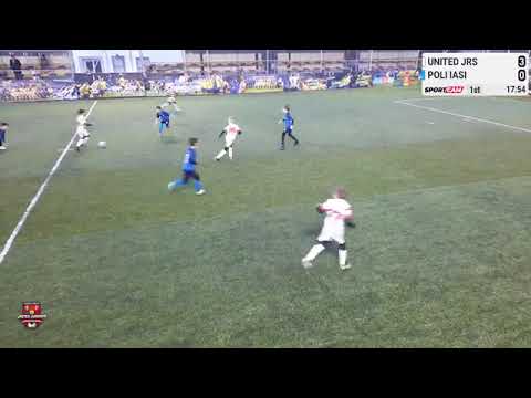 Rezumat United Juniors Iași 2013 (alb) - Poli Iași 10-0 (5-0), Camp AJF Iași U10