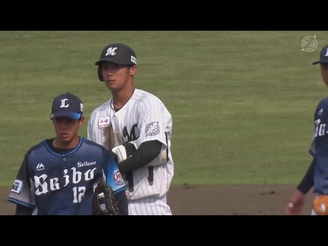 【ファーム】マリーンズ・平沢大河 同点に追いつくセンターへのタイムリーヒット!! 2022年4月19日  千葉ロッテマリーンズ 対 埼玉西武ライオンズ