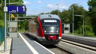 preview picture of video 'Bahn-Haltepunkt in Bretzenheim/Nahe'