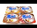 4 MONTE Desserts Crunchy Choco Balls Cherry Cappuccino Balls Zott