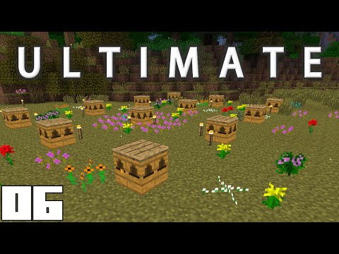 Minecraft Mods FTB Ultimate - PLAYING WITH BEES !!! [E06] (HermitCraft Modded Server)