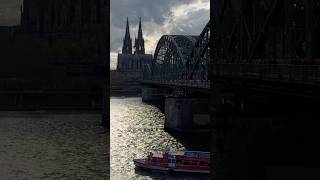 #shorts Viva Colonia! ケルンの絶景ポイント　世界遺産の大聖堂　ライン川　フェリー　鉄道