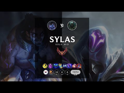 Sylas Mid vs Pyke - KR Grandmaster Patch 12.10