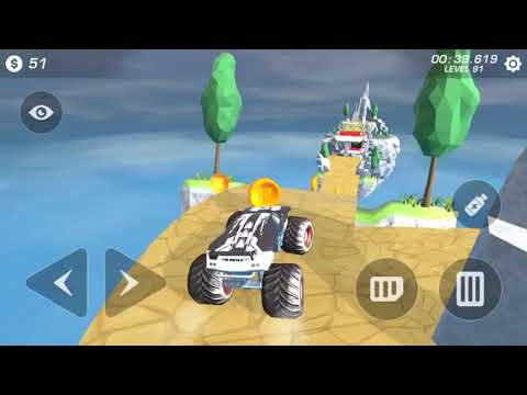 Car stunts climb 3D (Mountain climb stunt) level 91 3 star
