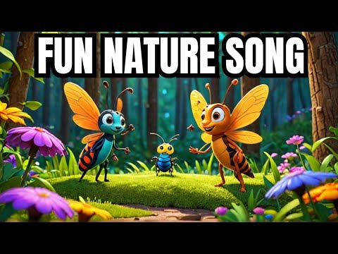 Bug Adventure with Chunnu & Munnu | Learn About Insects | Fun Nature Song for Kids
