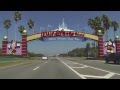 Walt Disney World 2013 Driving Down World Drive HD