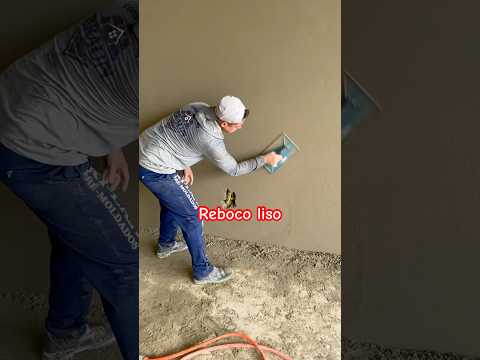 Como fazer um reboco liso e perfeito #dicas #obra #construção #pedreiro #casa