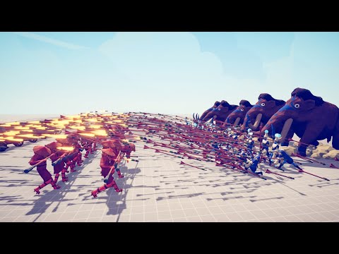 Dynasty Team vs Every Unit - Totally Accurate Battle Simulator TABS