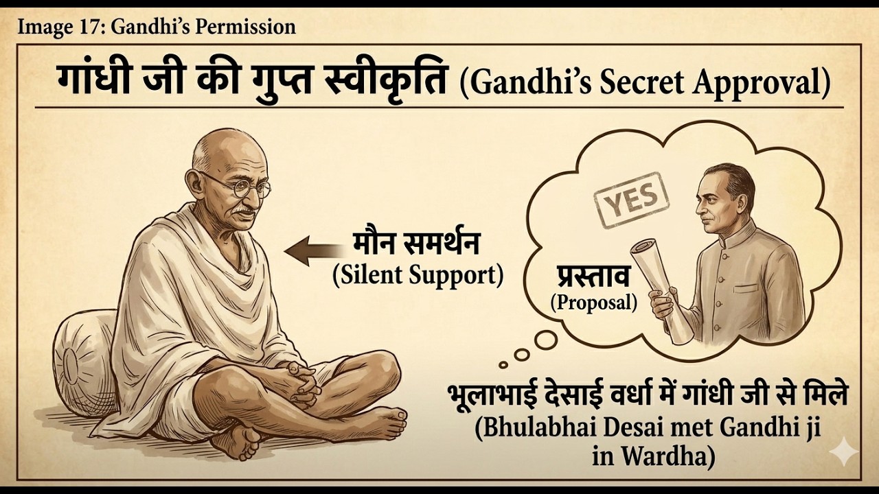 Video explaining Desai-Liaqat Pact history