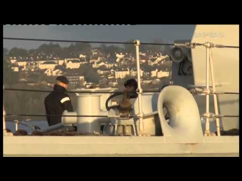 HMS Portland Heads to the Atlantic 13.01.14