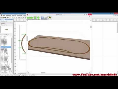 Plan your own model railway layout in all gauges - free of charge (Trackplanner)