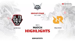 Download lagu Alter Ego vs RRQ Hoshi HIGHLIGHTS MPL ID S16 | RRQ VS AE ESPORTSTV mp3