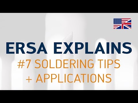 Ersa explains #7 – Soldering tips + applications