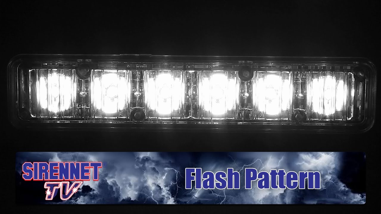 Flash Pattern: Code 3 MR6 LED Surface Mount Lighthead