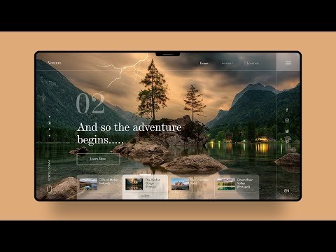 Web Design In Adobe XD | How To Make Website UI Design Using Adobe XD