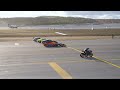 Supermoto Triunfa En Una Carrera Contra Un Avión Y Un Jet De Combate