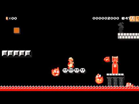 Super Mario Maker "Charred Cheep Cheeps"