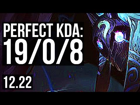 KINDRED vs SYLAS (JNG) | 19/0/8, Legendary, Quadra, 600+ games | EUW Master | 12.22