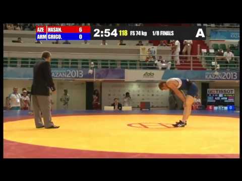 Kazan-2013 / Jabrayil Hasanov (AZE) - Grigor Grigoryan (ARM) - 1/8 final