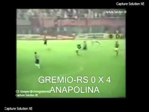 GREMIO RS 0 X 4 ANAPOLINA - AGORA, MAIS DIVERTIDO -
