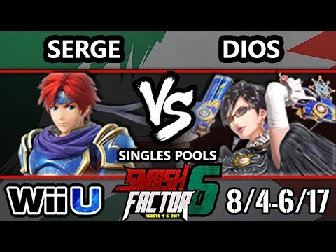 Smash Factor 6 Smash 4 -  SF | Serge (Roy) Vs. Dios (Bayonetta) Smash Wii U