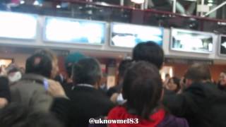 07 08 13 Fancam TVXQ in Santiago Chile Airport [Our Game FC]