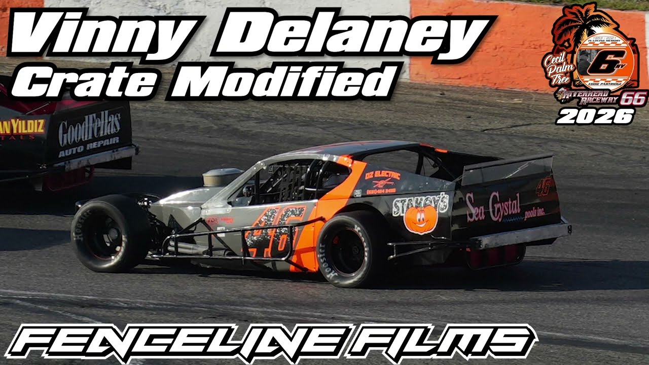 Vinny Delaney Crate Modified at Riverhead Raceway