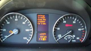 Sprinter Van check engine light comes on. This Mercedes Benz tells you what it is