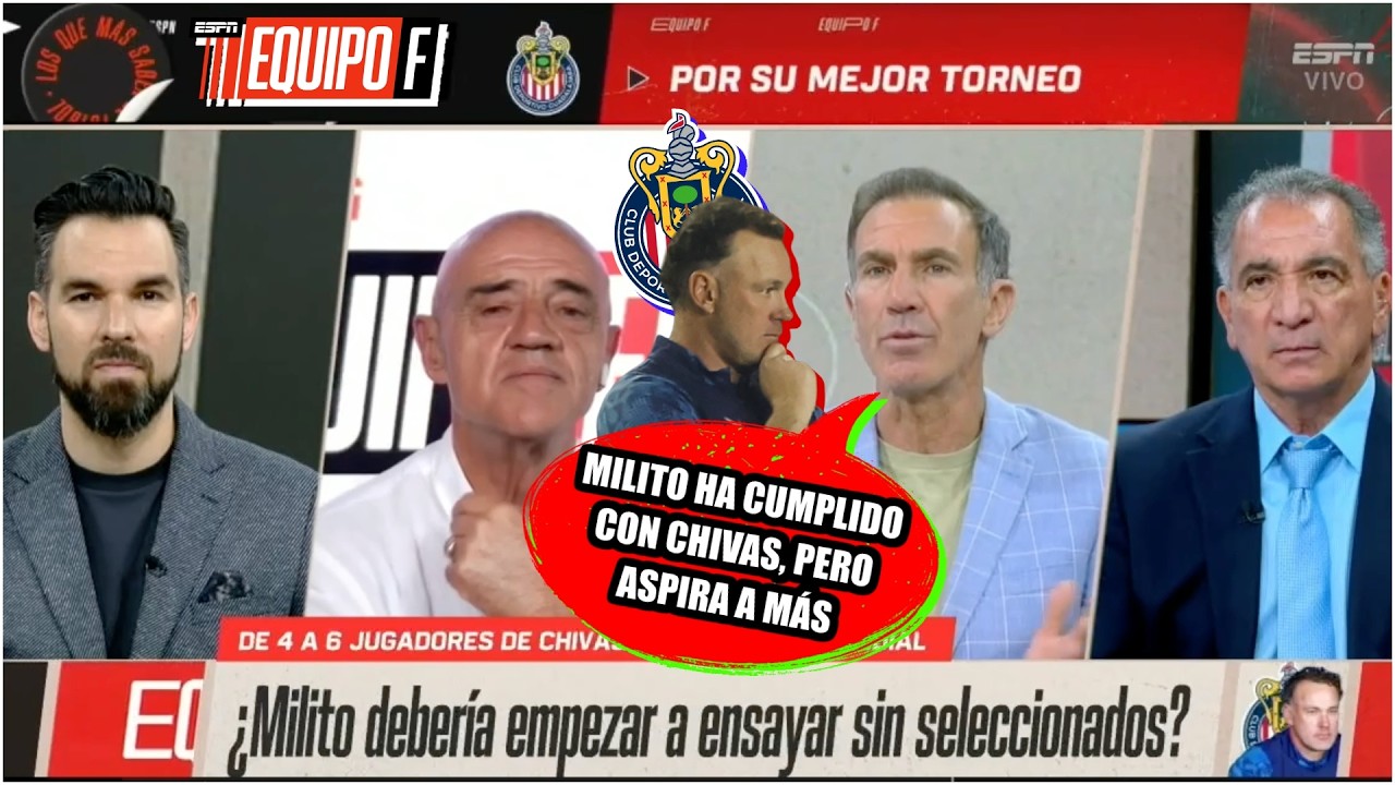 CHIVAS debe recuperar confianza. MILITO CUMPLIÓ CON EL GUADALAJARA. Paco Gabriel explotó | Equipo F