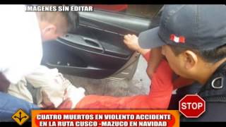 preview picture of video 'ACCIDENTE DE TRANSITO EN EL CUSCO EN NAVIDAD'