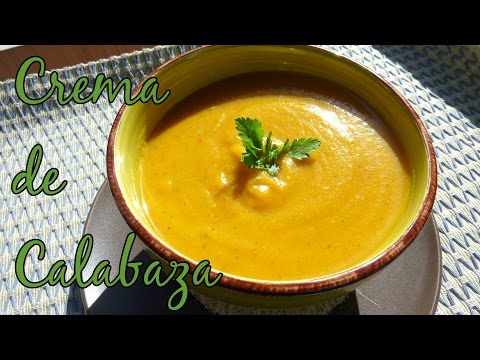 Receta de crema de calabaza baja en calorías