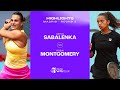 Aryna Sabalenka vs. Robin Montgomery  | 2024 Madrid Round 3 | WTA Match Highlights