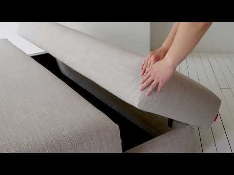 Innovation Living Osvald Small Sofa Bed with Storage