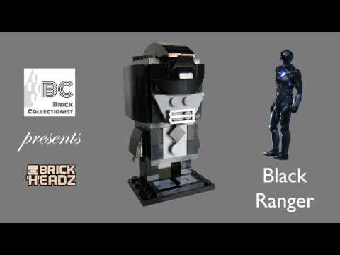 Black Ranger - LEGO - Assembling (Brick'H'eadz - Power Rangers)
