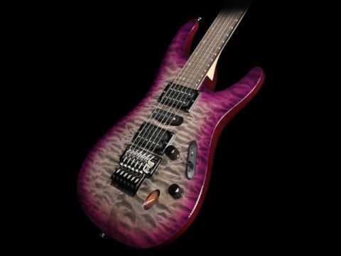 Hard rock backing track in Dm in the style of Marco Sfogli