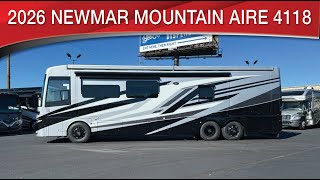 A preview image of the linked video showcasing 2026 Newmar Mountain Aire 4118