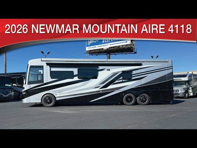 Preview image of 2026 Newmar Mountain Aire 4118 (17N253321) youtube video