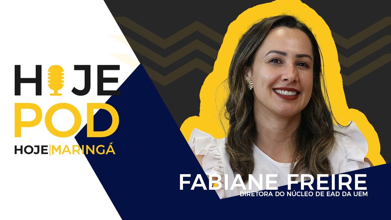 Fabiane Freire, diretora do Núcleo de EaD da UEM no HojePod