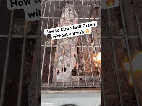 Trick to Clean Grill Grates without a Brush | How to Tip for BBQs, Public Grill Cleaning