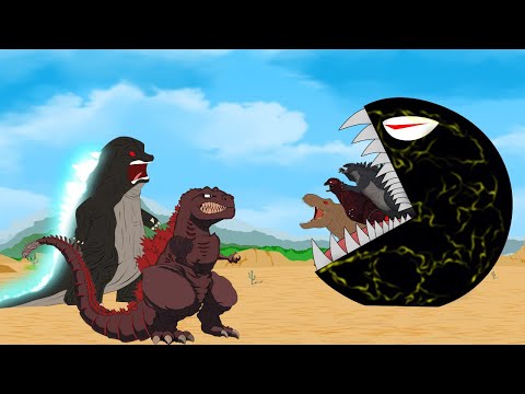 PAC MAN Attack Team Godzilla