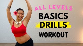 🌺 BASICS STEPS DRILLS All Levels Training Tahitian Dance/ Ori Tahiti