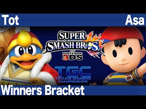 TRTTGC1 Smash 3DS - Tot (DDD) vs Asa (Ness) - Winners Bracket