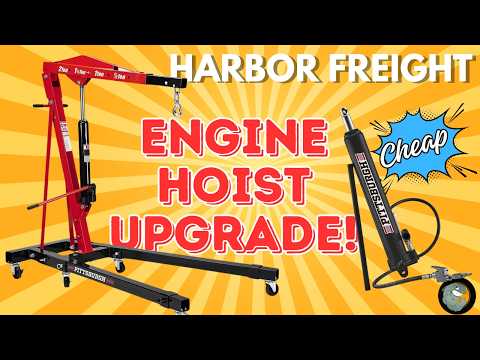 Secret Harbor Freight Engine Hoist UPGRADE!