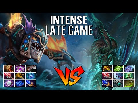 Epic Battle Hard Carry Slark Full Items vs Terrorblade Full Items - Godadico Dota