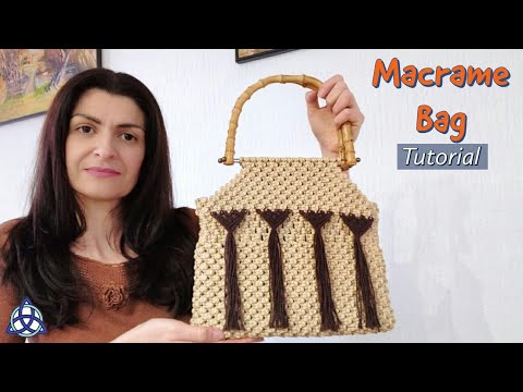 DIY Macrame Bag With Zipper Macrame Wallet for Girls