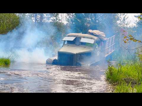 4 года в болоте / Артиллерийский тягач 1958г