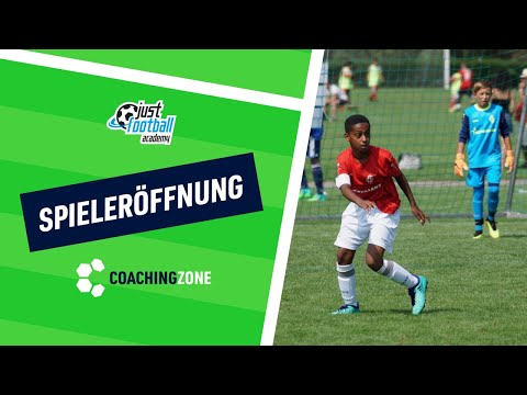 Fussballtraining: Kreative Spieleröffnung mit Spielaufbau im 5 gegen 5